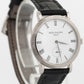 Patek Philippe Calatrava HOBNAIL Roman 18K White Gold Leather 31mm Watch 7119G
