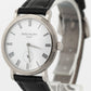 Patek Philippe Calatrava HOBNAIL Roman 18K White Gold Leather 31mm Watch 7119G