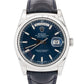 MINT PAPERS Rolex Day-Date BLUE President 36mm 18K White Gold Watch 118139 BOX