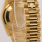 Rolex Day-Date President WHITE 18K Yellow Gold Fluted 36mm 118238 Watch BOX