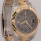 2014 PAPERS Rolex DateJust II WIMBLEDON 18K Gold Steel OYSTER 41mm 116333 BOX