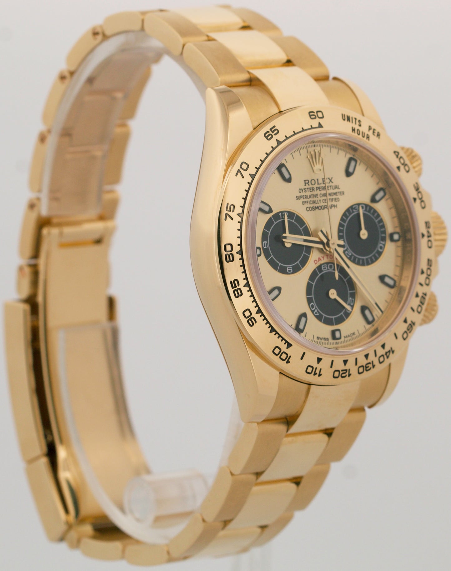 2022 PAPERS Rolex Daytona Cosmograph CHAMPAGNE 40mm 18K Gold PIKACHU 116508 BOX