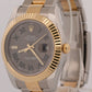 2014 PAPERS Rolex DateJust II WIMBLEDON 18K Gold Steel OYSTER 41mm 116333 BOX