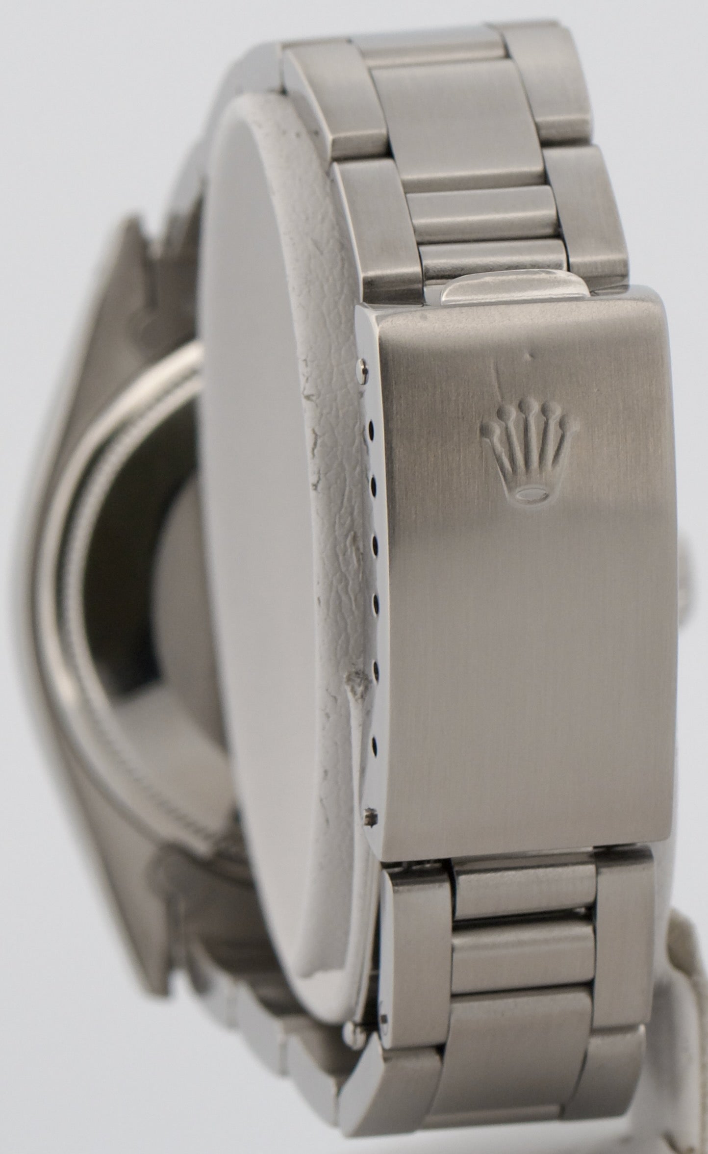 VINTAGE 1975 Rolex Oyster Perpetual Date SILVER Stainless Steel Oyster 34mm 1500