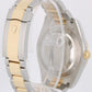Rolex DateJust II Two-Tone 18k Gold Matte Black Roman Numeral 41mm 116333 Watch