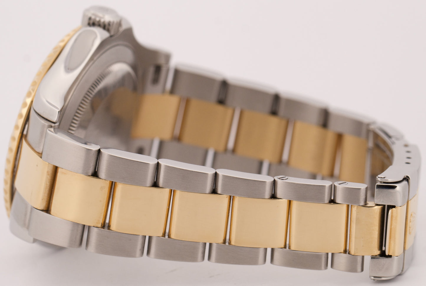 Rolex Yacht-Master 40mm SLATE Two-Tone 18K Yellow Gold REHAUT Steel Watch 16623