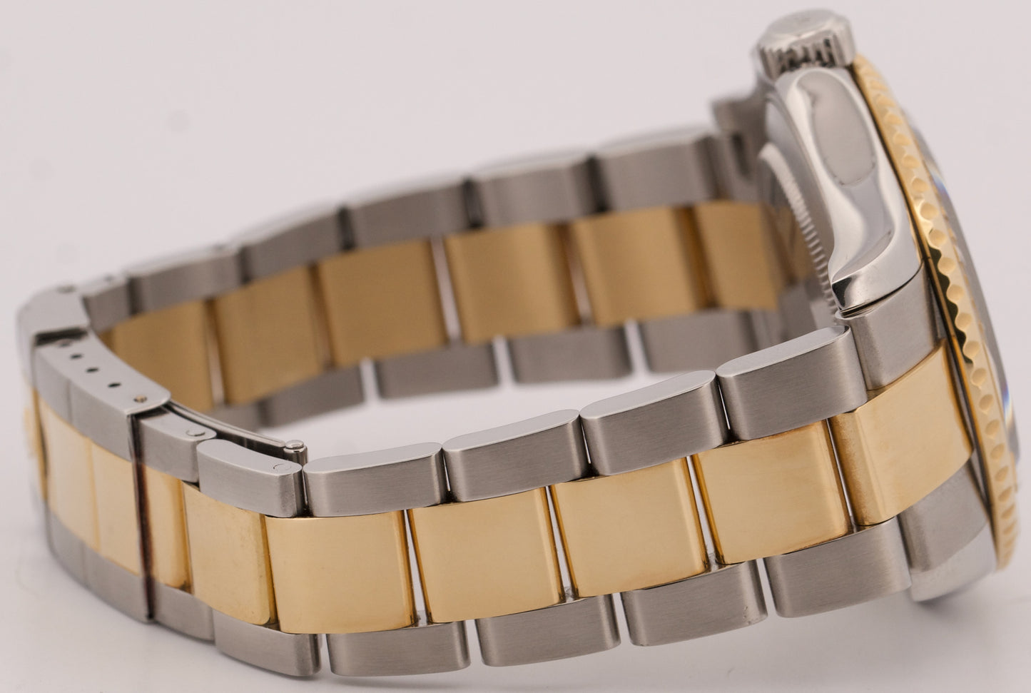 Rolex Yacht-Master 40mm SLATE Two-Tone 18K Yellow Gold REHAUT Steel Watch 16623