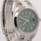 2025 PAPERS Rolex DateJust 41 MINT GREEN Stainless Steel 41mm OYSTER 126300 BOX