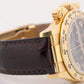 PAPERS Rolex Daytona Cosmograph BLUE RACING 18K Yellow Gold Leather 116518 BOX
