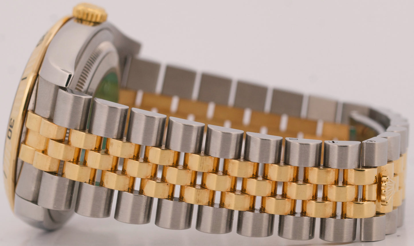 UNPOLISHED Rolex DateJust Turn-O-Graph 36mm CHAMPAGNE 18K Gold Steel 116263