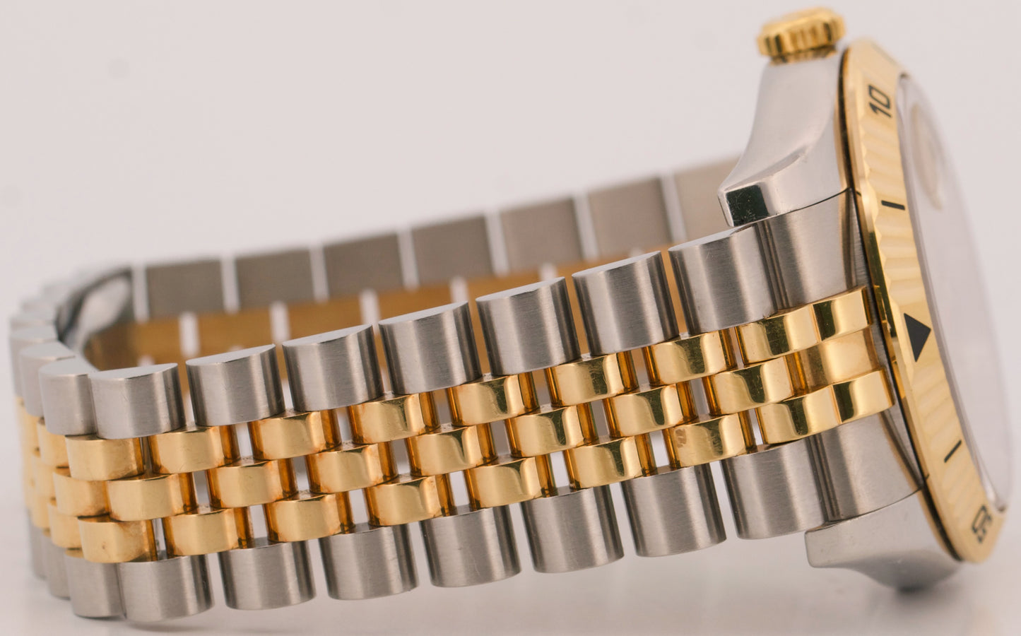 UNPOLISHED Rolex DateJust Turn-O-Graph 36mm CHAMPAGNE 18K Gold Steel 116263