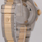 MINT PAPERS Rolex Submariner 40mm BLUE 18K Steel No-Holes GOLD BUCKLE 16613 BOX