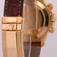 Rolex Daytona Cosmograph BLUE RACING Arabic 18K Yellow Gold Leather 116518 Watch