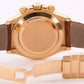 Rolex Daytona Cosmograph BLUE RACING Arabic 18K Yellow Gold Leather 116518 Watch