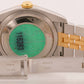 UNPOLISHED Rolex DateJust Turn-O-Graph 36mm CHAMPAGNE 18K Gold Steel 116263