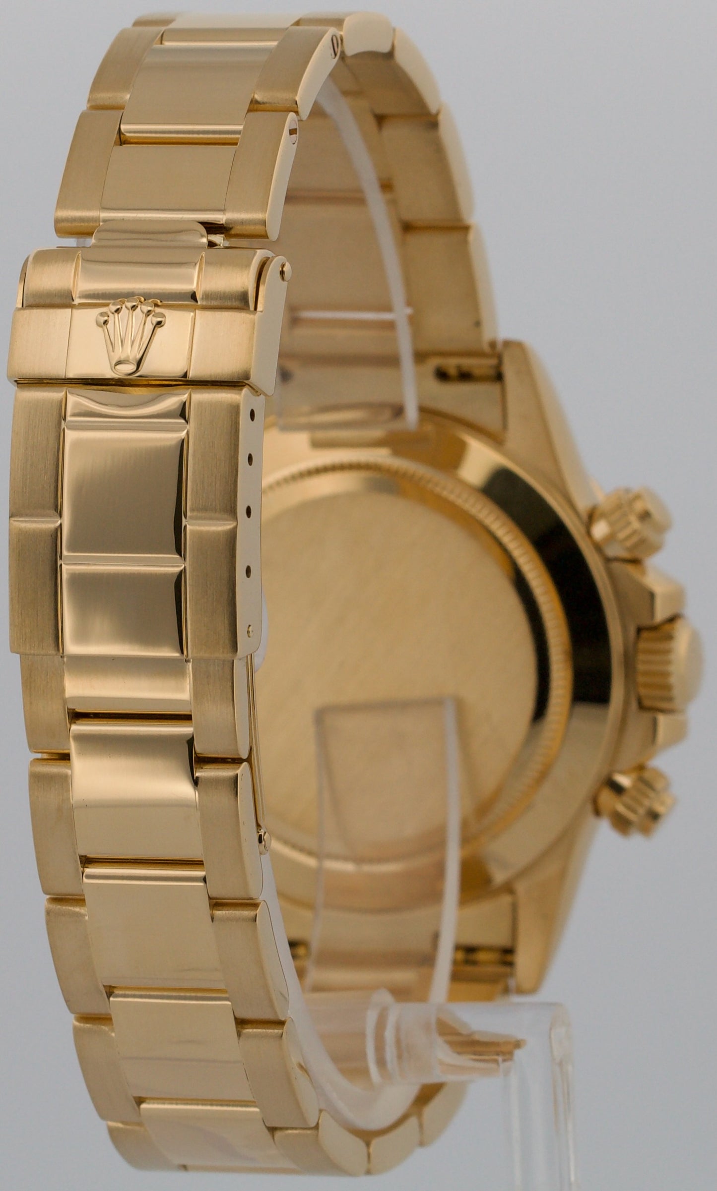 2000 PAPERS Rolex Daytona Cosmograph CHAMPAGNE SERTI DIAMOND 18K 40mm 16528 BOX