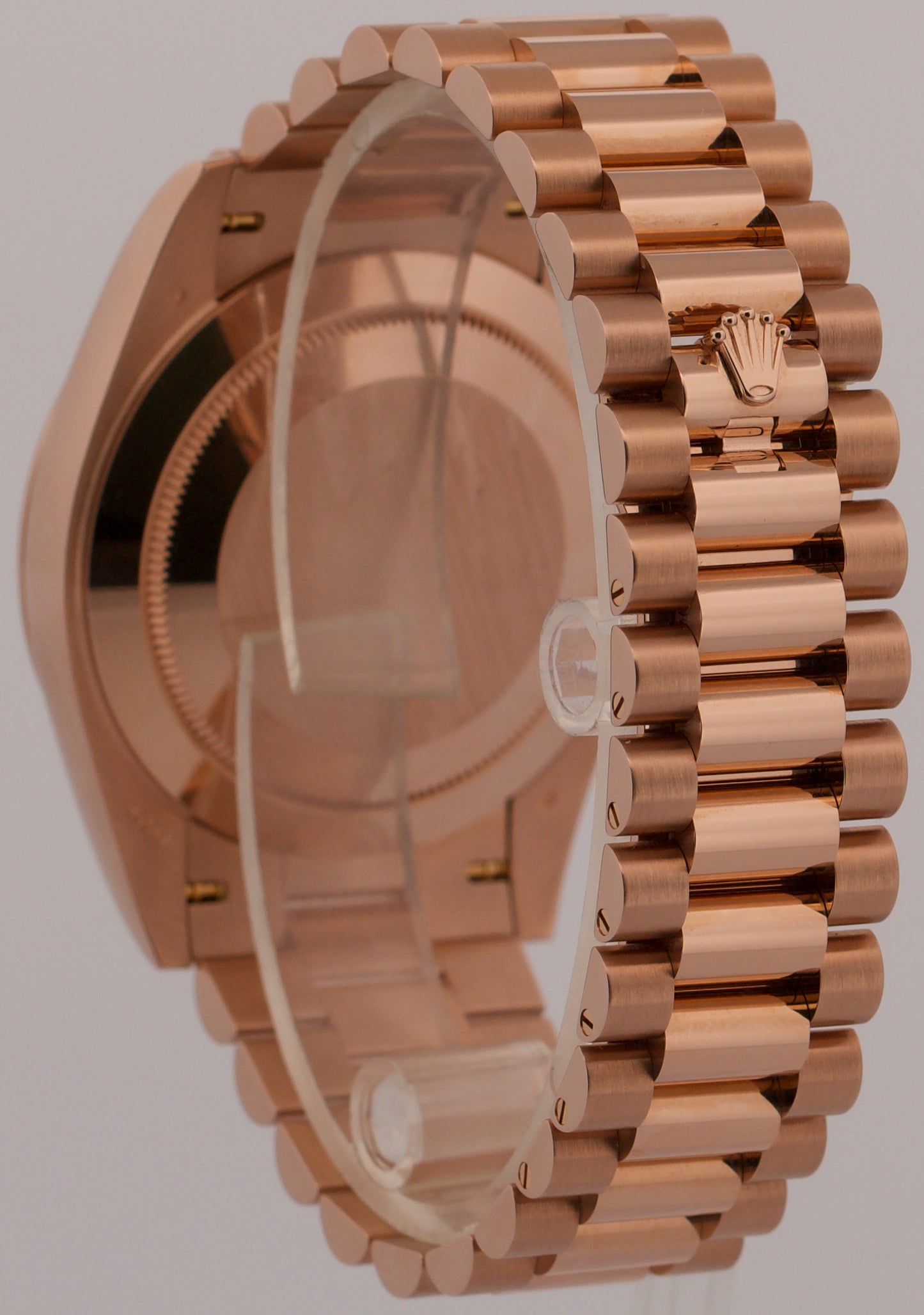 2025 PAPERS Rolex Day-Date President 40mm OLIVE GREEN 18K Rose Gold 228235 BOX