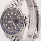 2019 PAPERS Rolex GMT-Master II BATGIRL Blue Steel JUBILEE 40mm 126710 BLNR BOX