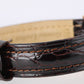 VINTAGE Jaeger-LeCoultre Time-Only PAPERS 18k Rose Gold Silver 36mm Watch BOX