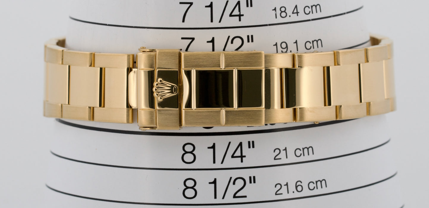 2000 PAPERS Rolex Daytona Cosmograph CHAMPAGNE SERTI DIAMOND 18K 40mm 16528 BOX