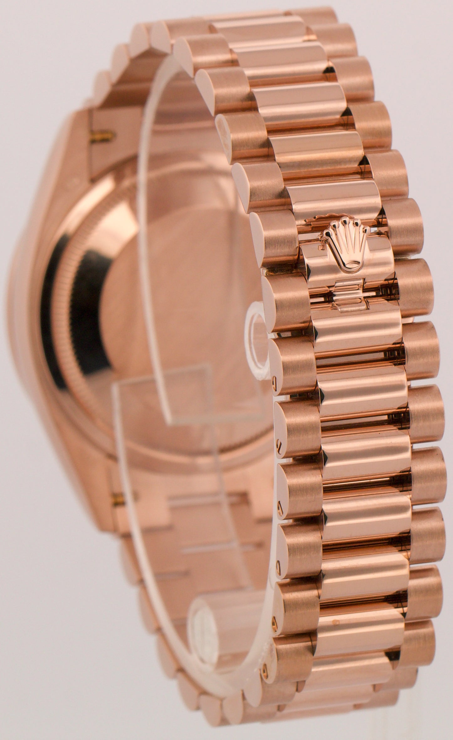 PAPERS Rolex Day-Date President OMBRE CHOCOLATE DIAMOND 36mm 18K 128345RBR BOX