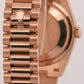 PAPERS Rolex Day-Date President OMBRE CHOCOLATE DIAMOND 36mm 18K 128345RBR BOX