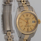 Ladies Rolex DateJust 26mm CHAMPAGNE 18K Yellow Gold Steel JUBILEE Fluted 6917