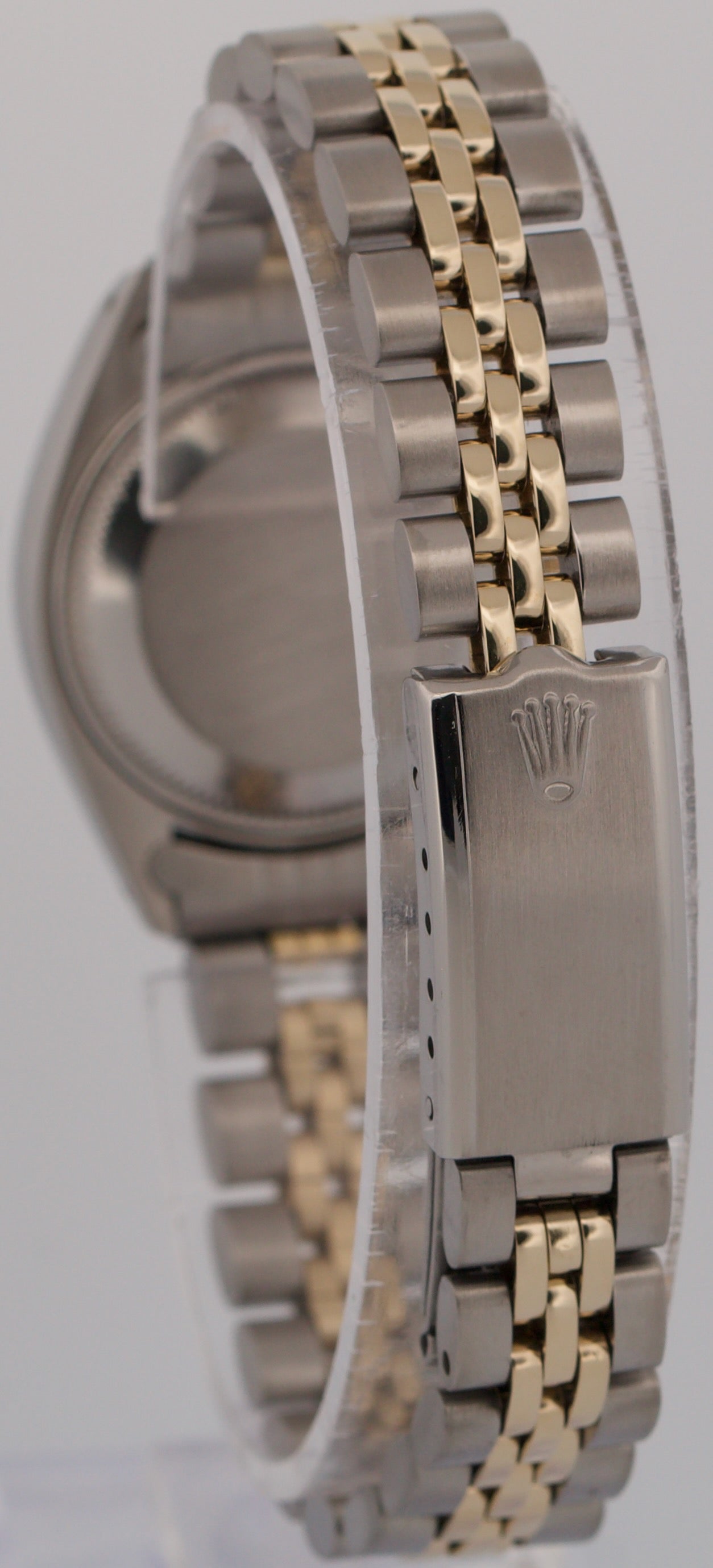 Ladies Rolex DateJust 26mm CHAMPAGNE 18K Yellow Gold Steel JUBILEE Fluted 6917