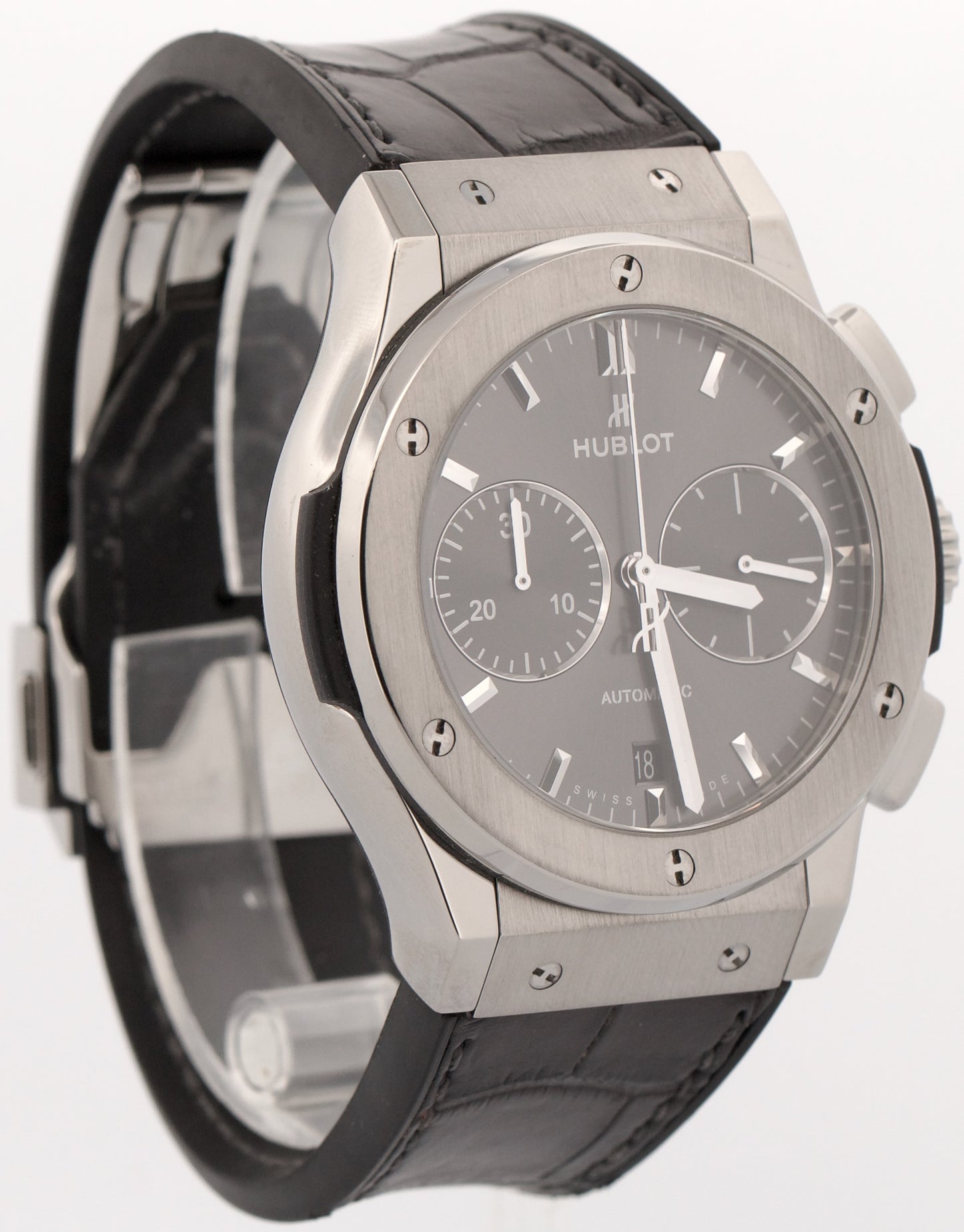 PAPERS Hublot Classic Fusion RACING GRAY Titanium 45mm 521.NX.7071.LR BOX