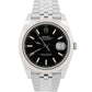 2024 PAPERS Rolex DateJust 41 Black 18K Gold Steel JUBILEE 41mm 126334 BOX