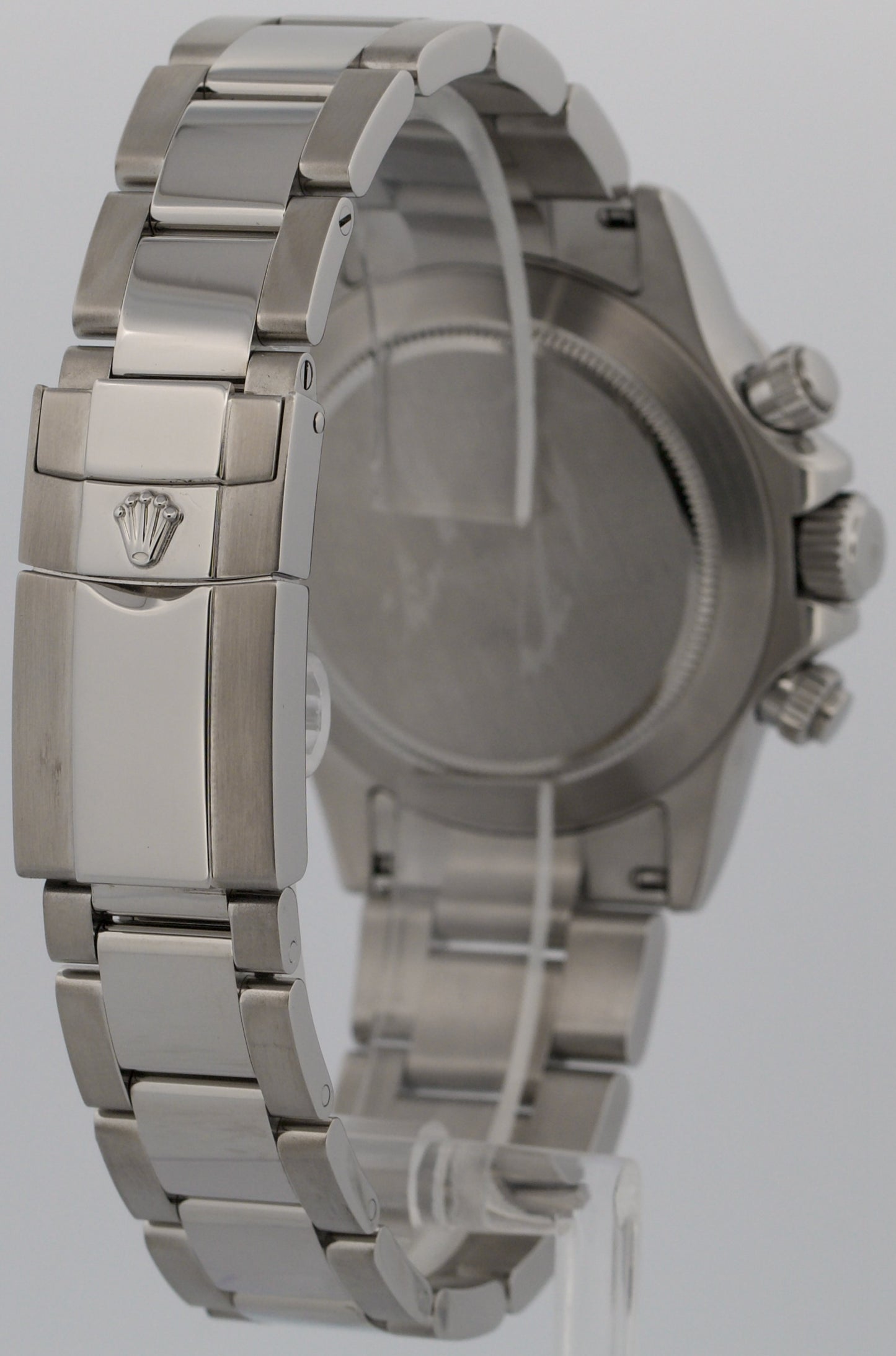 PAPERS Rolex Daytona Cosmograph WHITE Stainless Steel 40mm Watch 116520 BOX