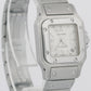 MINT PAPERS Cartier Santos Galbee Steel SILVER Roman Automatic 24mm 2423 BOX