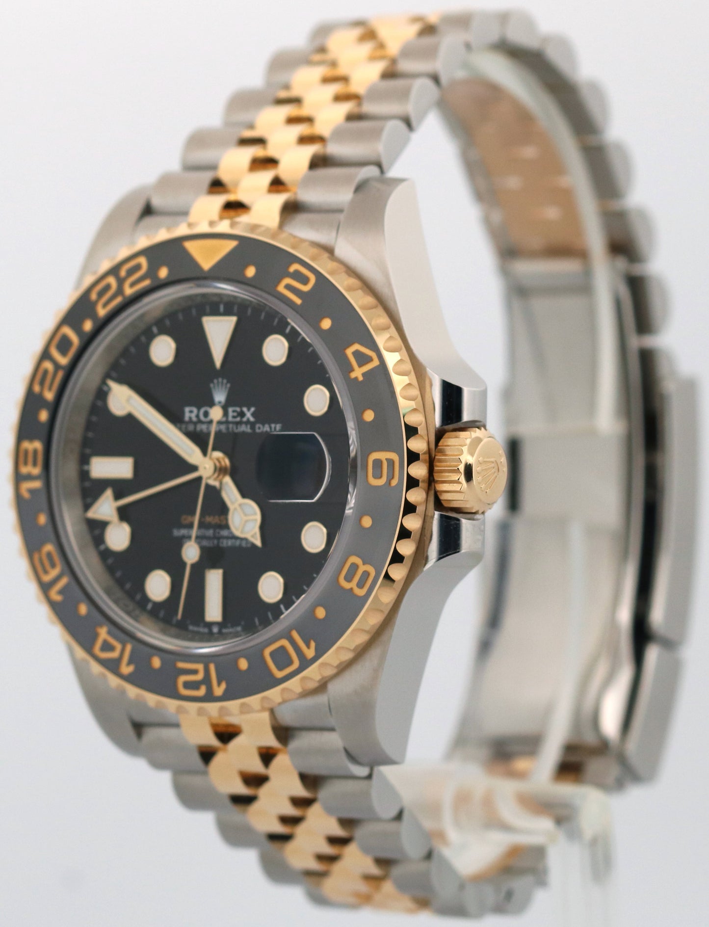 NEW SEPT 2025 PAPERS Rolex GMT-Master II 18K Gold JUBILEE Steel 126713 GRNR BOX