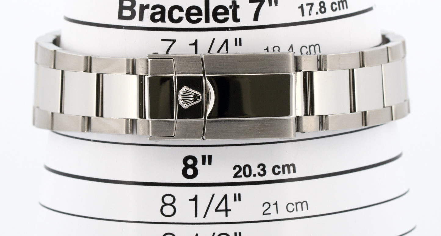 PAPERS Rolex Daytona Cosmograph WHITE Stainless Steel 40mm Watch 116520 BOX