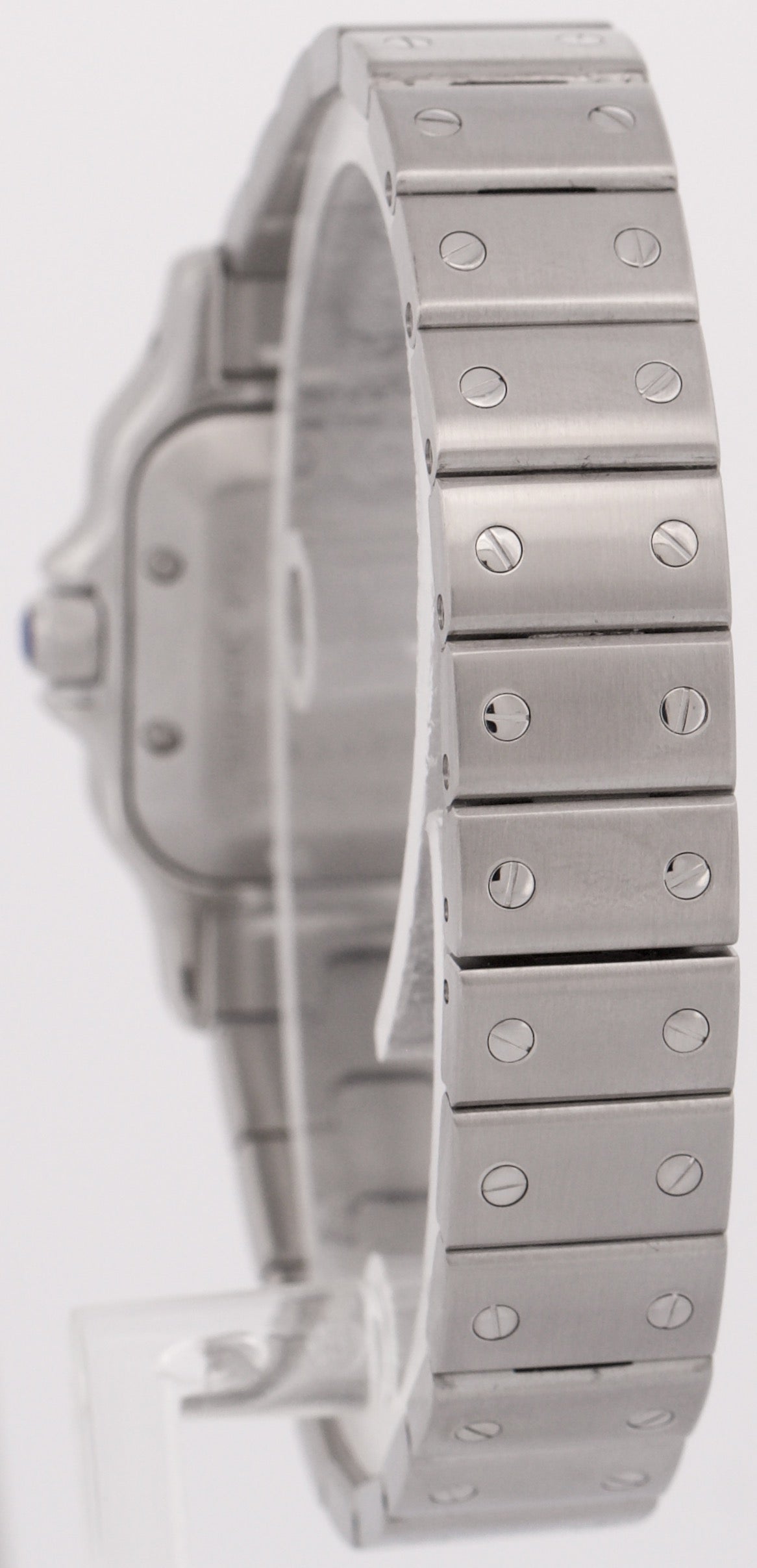 MINT PAPERS Cartier Santos Galbee Steel SILVER Roman Automatic 24mm 2423 BOX