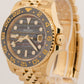 2026 PAPERS Rolex GMT-Master II IRON TIGER EYE 18K JUBILEE 126718 GRNR 40mm BOX