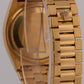 UNPOLISHED 1984 Rolex OysterQuartz Day-Date BLACK 36mm 18K Yellow Gold 19018