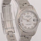 PAPERS Ladies Rolex Date WHITE ROMAN 26mm Engine-Turned Steel 79240 BOX