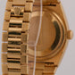 UNPOLISHED 1984 Rolex OysterQuartz Day-Date BLACK 36mm 18K Yellow Gold 19018