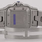 MINT PAPERS Cartier Santos Galbee Steel SILVER Roman Automatic 24mm 2423 BOX