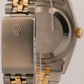 1990 PAPERS Rolex DateJust CHAMPAGNE 18K Gold Steel JUBILEE 36mm 16233 Watch BOX