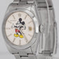 Rolex Oysterdate Precision Silver MICKEY MOUSE Stainless Steel 34mm Watch 6694