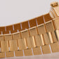 UNPOLISHED 1984 Rolex OysterQuartz Day-Date BLACK 36mm 18K Yellow Gold 19018