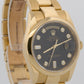 2006 PAPERS Rolex Day-Date BLACK DIAMOND 18K Gold OYSTER 36mm 118208 BOX