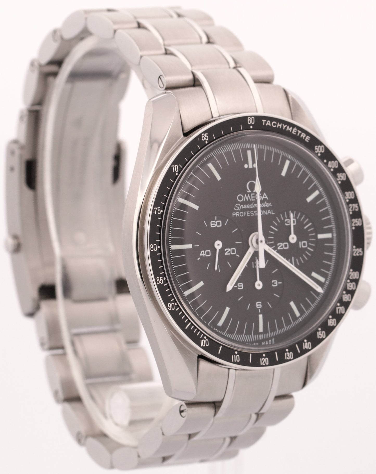 2017 PAPERS Omega Speedmaster Moonwatch BLACK Steel 42mm 311.30.42.30.01.005 BOX