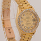 Rolex DateJust President CHAMPAGNE DIAMOND 26mm BARK 18K Yellow Gold 69278 Watch