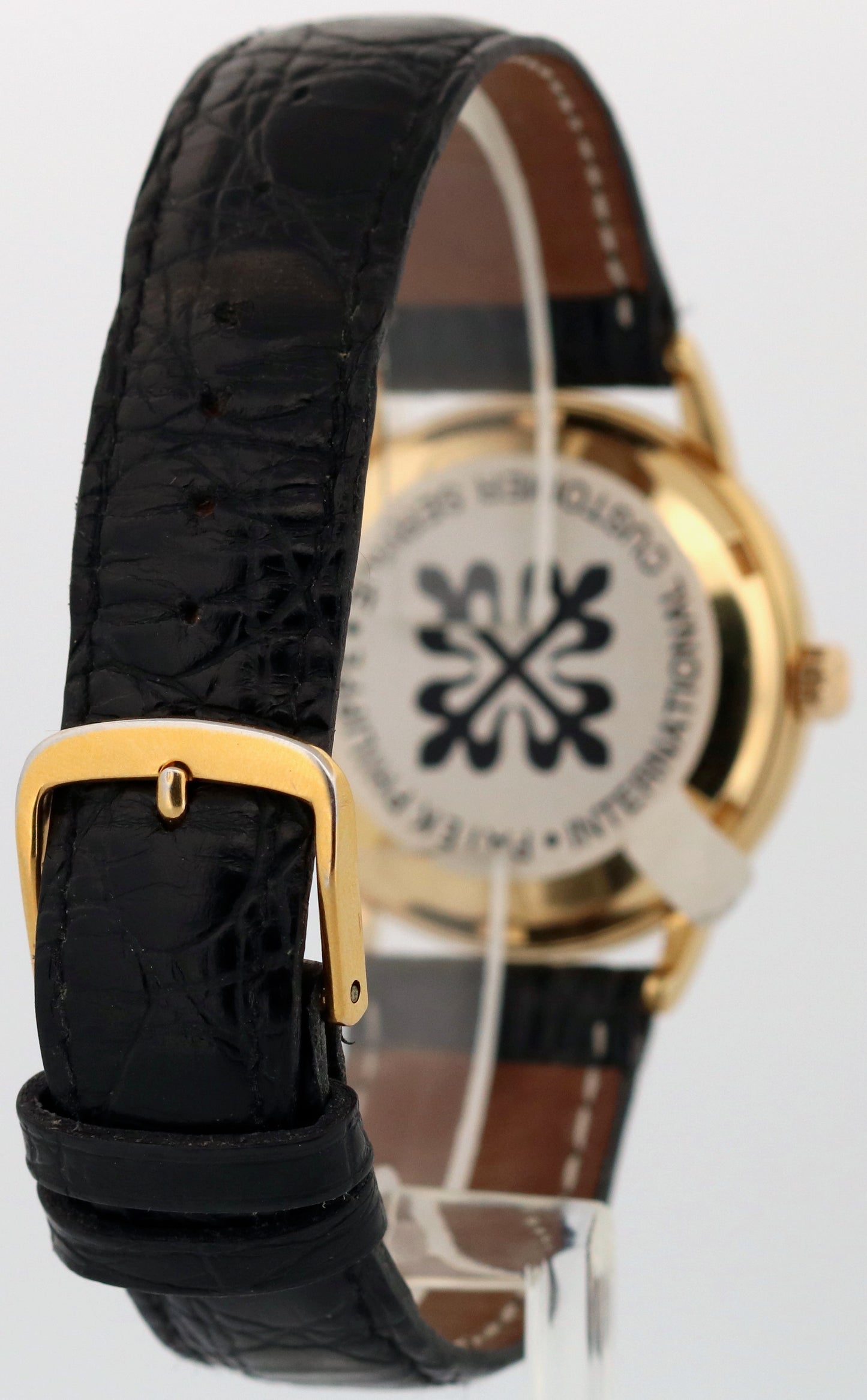 VINTAGE Patek Philippe Calatrava 18K Yellow Gold Leather Automatic 34mm 3425