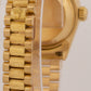 Rolex DateJust President CHAMPAGNE DIAMOND 26mm BARK 18K Yellow Gold 69278 Watch