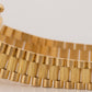 Rolex DateJust President CHAMPAGNE DIAMOND 26mm BARK 18K Yellow Gold 69278 Watch