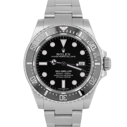 Rolex Sea-Dweller 4000 SD4K Black 40mm Ceramic Stainless Steel Watch 116600